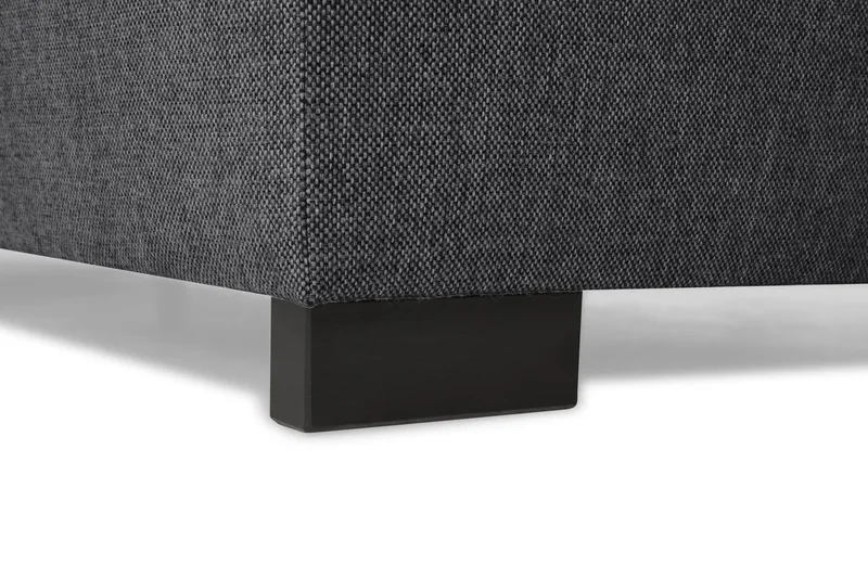 Crazy Limited Edition 4-istuttava Oikeakätinen L-muotoinen Schäslongsohva Kankaalla - Tummanharmaa - Huonekalut - Sohva - Divaanisohva