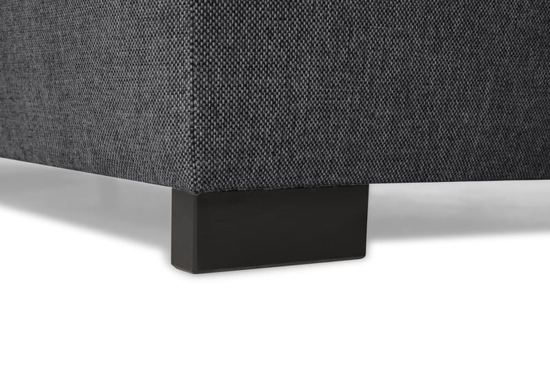 Crazy Limited Edition 4-istuttava Oikeakätinen L-muotoinen Schäslongsohva Kankaalla - Tummanharmaa - Huonekalut - Sohva - Divaanisohva