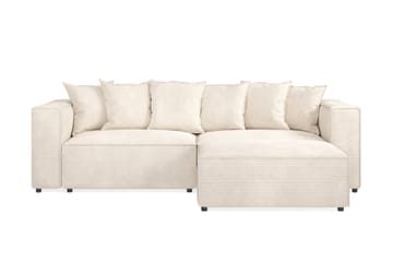 Cubo 4-istuttava L-muotoinen Syvä Modulaarisohva Divaanilla Manchester-kankaalla - Beige - Huonekalut - Sohva - Divaanisohva