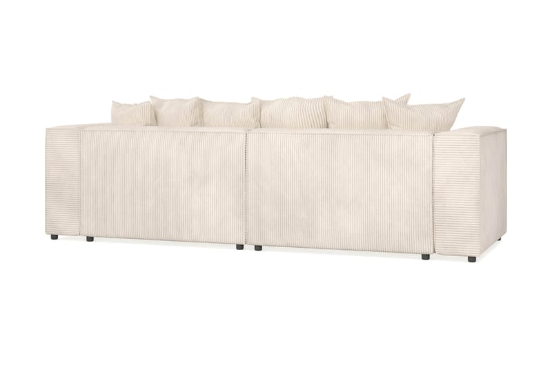 Cubo 4-istuttava L-muotoinen Syvä Modulaarisohva Divaanilla Manchester-kankaalla - Beige - Huonekalut - Sohva - Divaanisohva