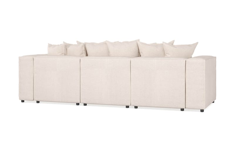 Cubo 4-istuttava Syvä Modulaarisohva Divaanilla Kankaalla - Beige - Huonekalut - Sohva - Divaanisohva - 3 istuttava sohva divaanilla