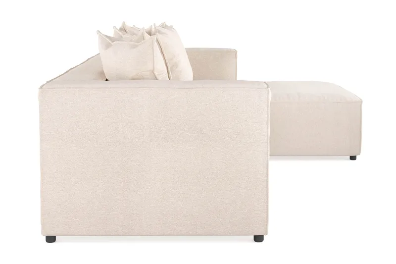 Cubo 4-istuttava Syvä Modulaarisohva Divaanilla Kankaalla - Beige - Huonekalut - Sohva - Divaanisohva - 3 istuttava sohva divaanilla