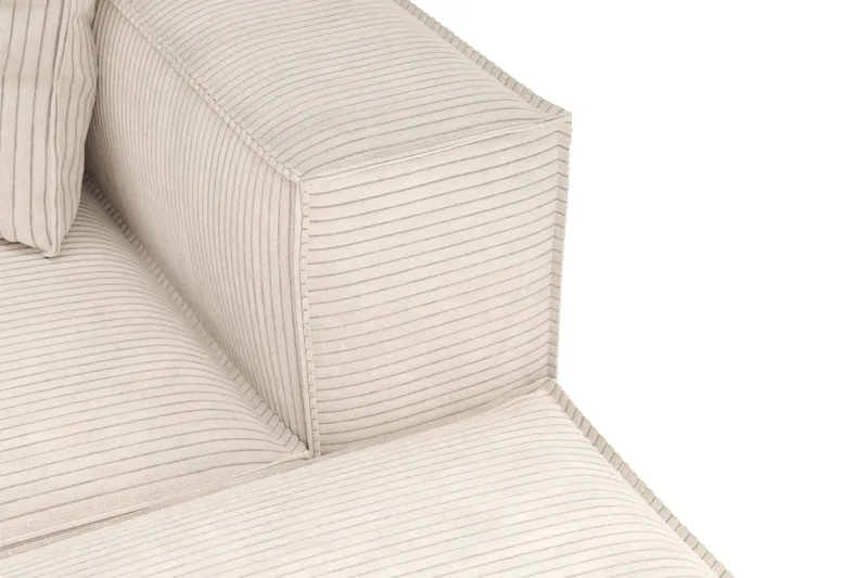 Cubo 5-istuttava U-muotoinen Syvä Modulaarisohva Divaanilla ja Divaanituolilla Manchester-kankaalla - Beige - Huonekalut - Sohva - U-Sohva