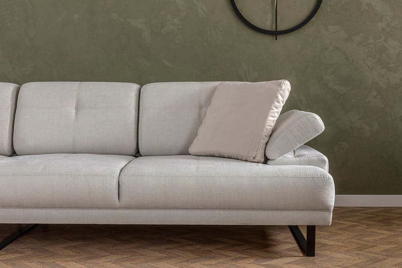 Divaanisohva 3:n ist Caboolture - Beige - Huonekalut - Sohva - Divaanisohva - 3 istuttava sohva divaanilla