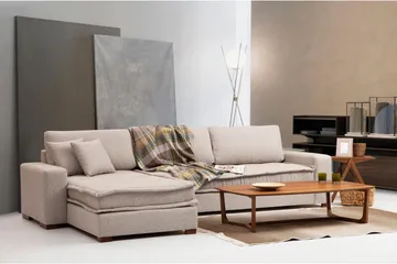 Divaanisohva 3:n ist Springhills - Beige - Huonekalut - Sohva - Divaanisohva - 3 istuttava sohva divaanilla