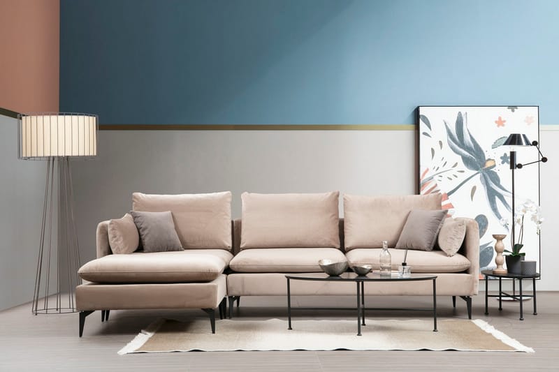 Divaanisohva Chiva - Beige - Huonekalut - Sohva - Divaanisohva