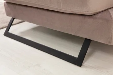 Divaanisohva Janavia Vasen - Beige/Musta - Huonekalut - Sohva - Divaanisohva