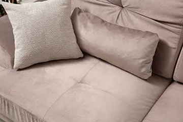 Divaanisohva Janavia Vasen - Beige/Musta - Huonekalut - Sohva - Divaanisohva