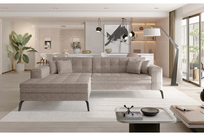 Divaanisohva Nancay Vasen - Beige - Huonekalut - Sohva - Divaanisohva