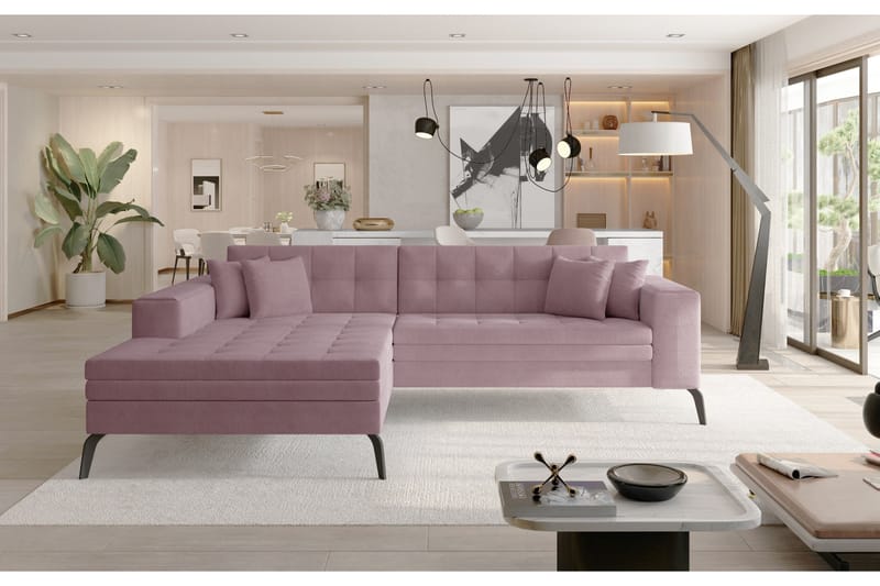 Divaanisohva Nancay Vasen, Vaaleanpunainen