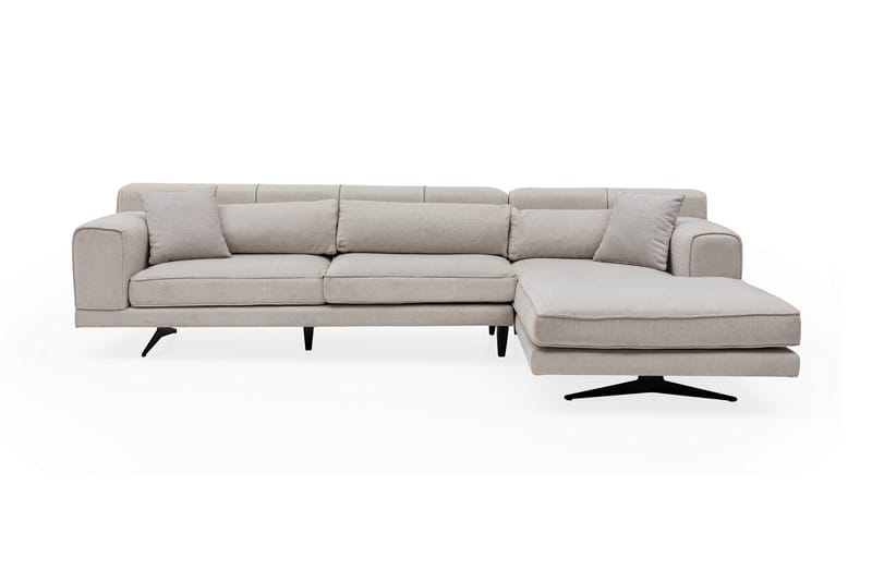 Divaanisohva Tijuca Oikea - Beige/Musta - Huonekalut - Sohva - Divaanisohva