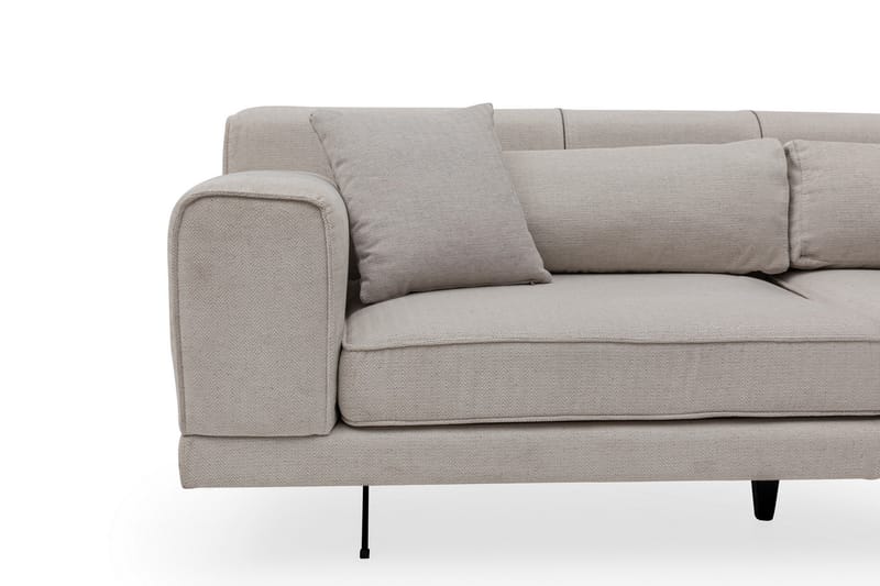 Divaanisohva Tijuca Oikea - Beige/Musta - Huonekalut - Sohva - Divaanisohva