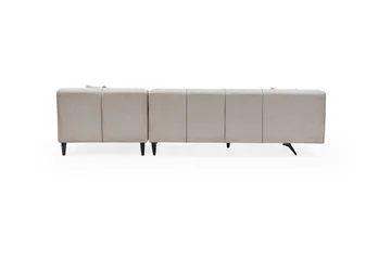 Divaanisohva Tijuca Oikea - Beige/Musta - Huonekalut - Sohva - Divaanisohva