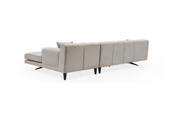 Divaanisohva Tijuca Oikea - Beige/Musta - Huonekalut - Sohva - Divaanisohva