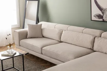Divaanisohva Tijuca Oikea - Beige/Musta - Huonekalut - Sohva - Divaanisohva
