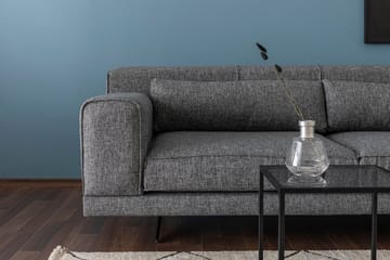 Divaanisohva Tijuca Oikea - Harmaa/Musta - Huonekalut - Sohva - Divaanisohva - 4 istuttava sohva divaanilla