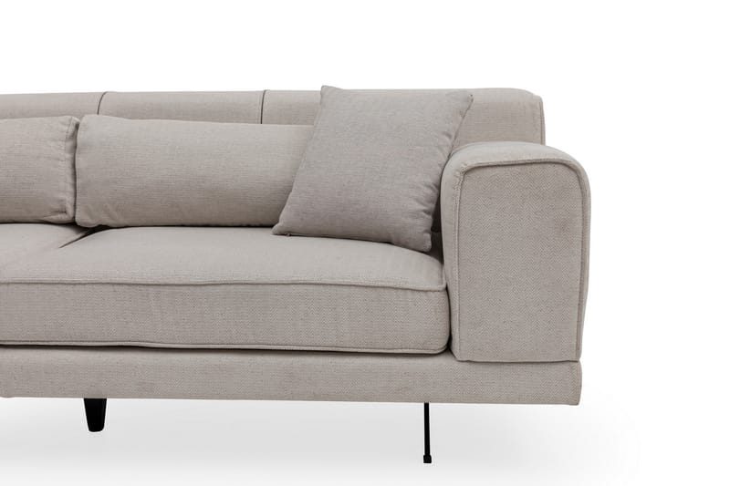 Divaanisohva Tijuca Vasen - Beige/Musta - Huonekalut - Sohva - Divaanisohva