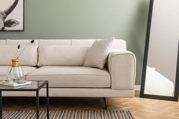 Divaanisohva Tijuca Vasen - Beige/Musta - Huonekalut - Sohva - Divaanisohva