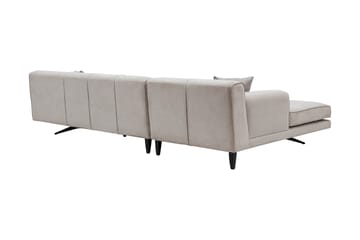 Divaanisohva Tijuca Vasen - Beige/Musta - Huonekalut - Sohva - Divaanisohva