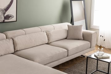 Divaanisohva Tijuca Vasen - Beige/Musta - Huonekalut - Sohva - Divaanisohva