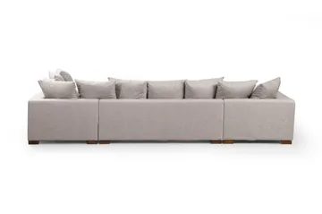 Divaanisohva Valmartino - Beige - Huonekalut - Sohva - Kulmasohva - Kulmadivaanisohva