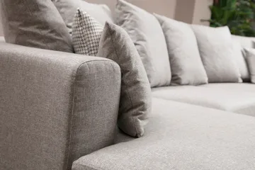Divaanisohva Valmartino - Beige - Huonekalut - Sohva - Kulmasohva - Kulmadivaanisohva