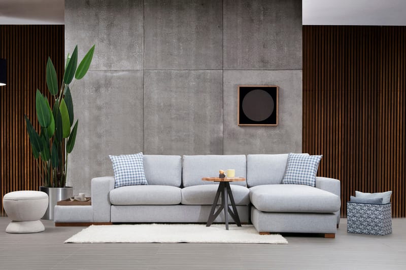 Divaanisohva Portiella - Harmaa - Huonekalut - Sohva - Divaanisohva