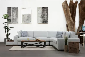 Divaanisohva Portiella - Beige - Huonekalut - Sohva - Kulmasohva