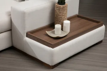 Divaanisohva Portiella - Beige - Huonekalut - Sohva - Kulmasohva - Kulmadivaanisohva
