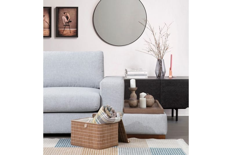 Divaanisohva Portiella - Harmaa - Huonekalut - Sohva - Divaanisohva