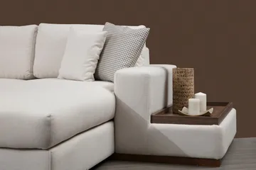 Divaanisohva Portiella - Beige - Huonekalut - Sohva - Kulmasohva - Kulmadivaanisohva