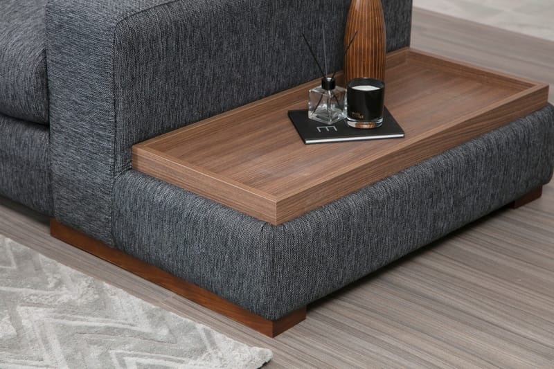 Divaanisohva Portiella - Harmaa - Huonekalut - Sohva - Kulmasohva - Kulmadivaanisohva