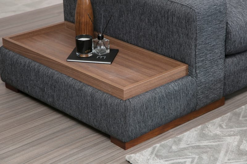 Divaanisohva Portiella - Harmaa - Huonekalut - Sohva - Kulmasohva - Kulmadivaanisohva