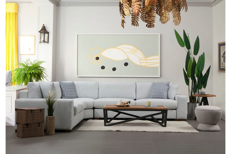 Divaanisohva Portiella - Beige - Huonekalut - Sohva - Kulmasohva