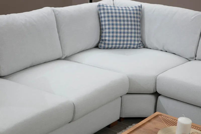 Divaanisohva Portiella - Beige - Huonekalut - Sohva - Kulmasohva