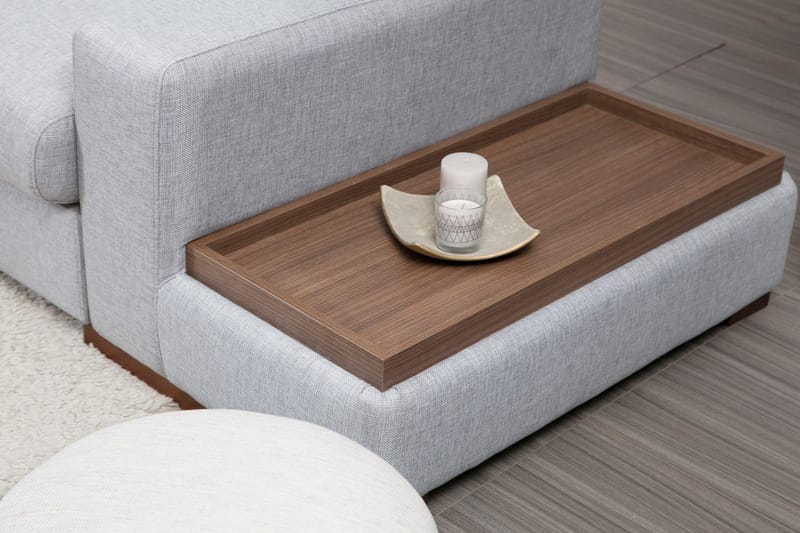 Divaanisohva Portiella - Harmaa - Huonekalut - Sohva - Divaanisohva