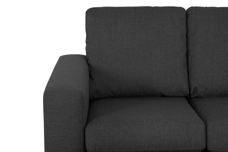Friday 3-istuttava Käännettävä L-muotoinen Divaanisohva Kankaalla - Harmaa - Huonekalut - Sohva - Divaanisohva - 3 istuttava sohva divaanilla