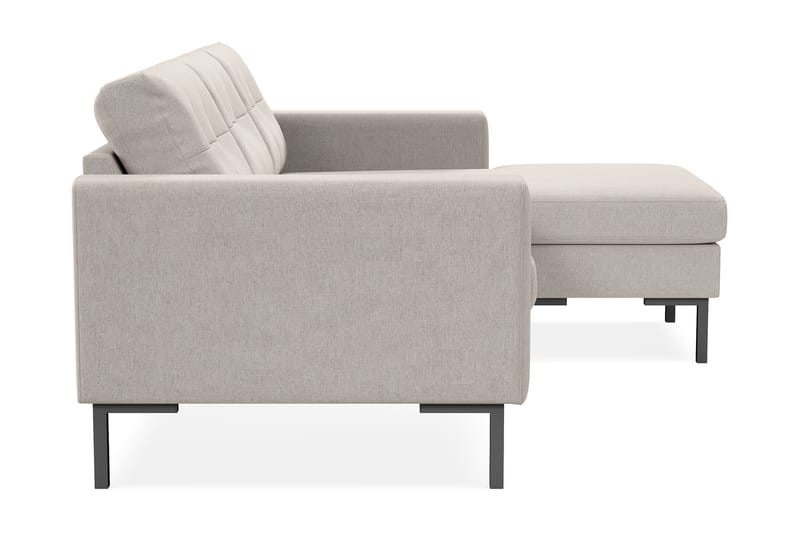 Frillestad 3-istuttava Oikeakätinen L-muotoinen Divaanisohva Kangas - Beige - Huonekalut - Sohva - Divaanisohva - 3 istuttava sohva divaanilla