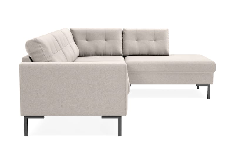 Frillestad 4-istuttava Oikeakätinen L-muotoinen Schäslongsohva Kangas - Beige - Huonekalut - Sohva - Divaanisohva