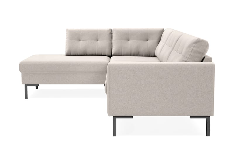 Frillestad 4-istuttava Vasenkätinen L-muotoinen Schäslongsohva Kangas - Beige - Huonekalut - Sohva - Divaanisohva