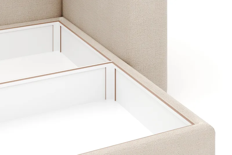 Hagblom 4-istuttava Divaanisohva Säilytystilalla Käännettävä - Beige - Huonekalut - Sohva - Divaanisohva