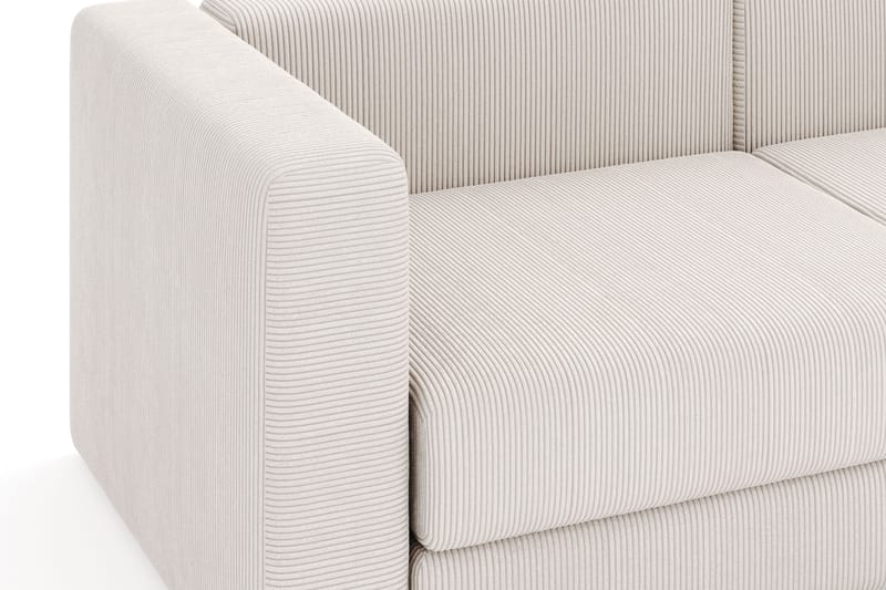 Hagblom 4-istuttava Divaanisohva Säilytystilalla Käännettävä - Beige - Huonekalut - Sohva - Divaanisohva