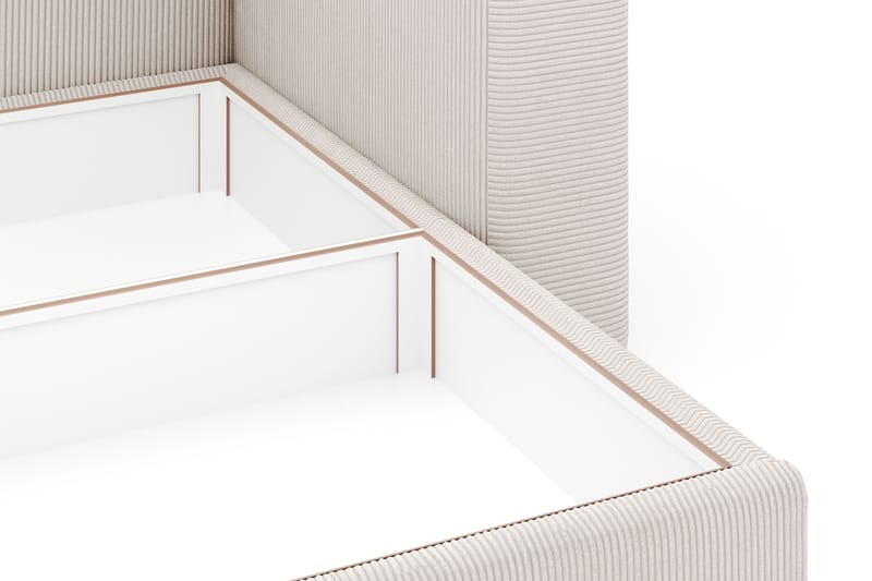 Hagblom 4-istuttava Divaanisohva Säilytystilalla Käännettävä - Beige - Huonekalut - Sohva - Divaanisohva