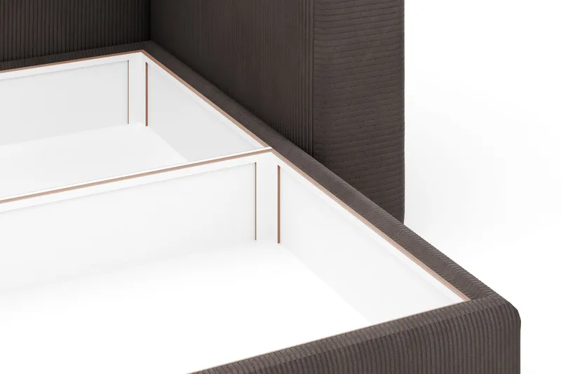 Hagblom 4-istuttava Divaanisohva Säilytystilalla Käännettävä - Ruskea - Huonekalut - Sohva - Divaanisohva