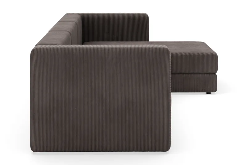 Hagblom 4-istuttava Divaanisohva Säilytystilalla Käännettävä - Ruskea - Huonekalut - Sohva - Divaanisohva
