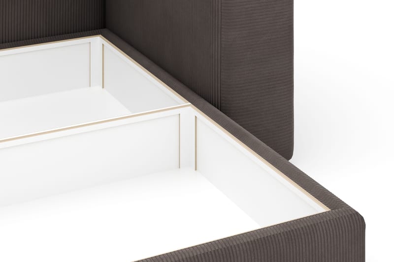 Hagblom 4-istuttava Divaanisohva Säilytystilalla Käännettävä - Ruskea - Huonekalut - Sohva - Divaanisohva