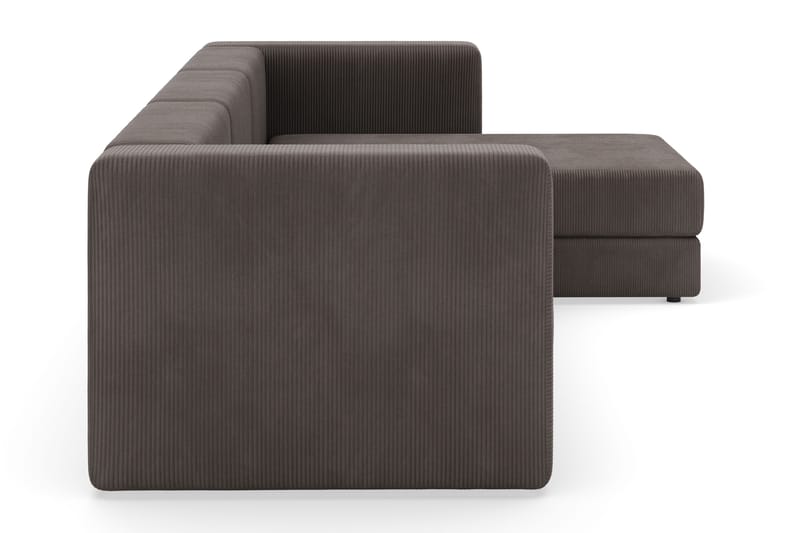 Hagblom 4-istuttava Divaanisohva Säilytystilalla Käännettävä - Ruskea - Huonekalut - Sohva - Divaanisohva