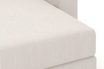 Hagblom 4-paikkainen Käännettävä Divaanisohva 320 cm Säilytystilalla Manchesterkankaasta - Beige - Huonekalut - Sohva - Divaanisohva