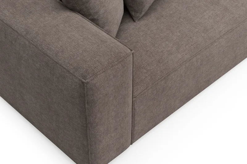 Havana 3-istuttava Matala Sohva käännettävällä divaanilla - Ruskea - Huonekalut - Sohva - Divaanisohva - 3 istuttava sohva divaanilla