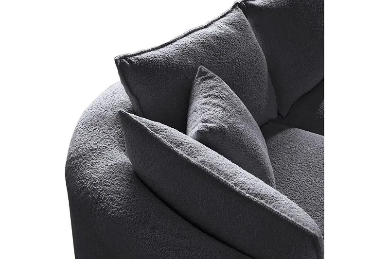 Hungirr Sohva divaanilla 4-istuttava - Tummanharmaa - Huonekalut - Sohva - Divaanisohva